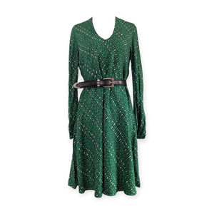ITOKIN Green Rayon Dress